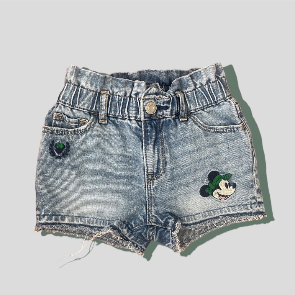 BabyGap Disney Minnie mouse jean shorts 3 years